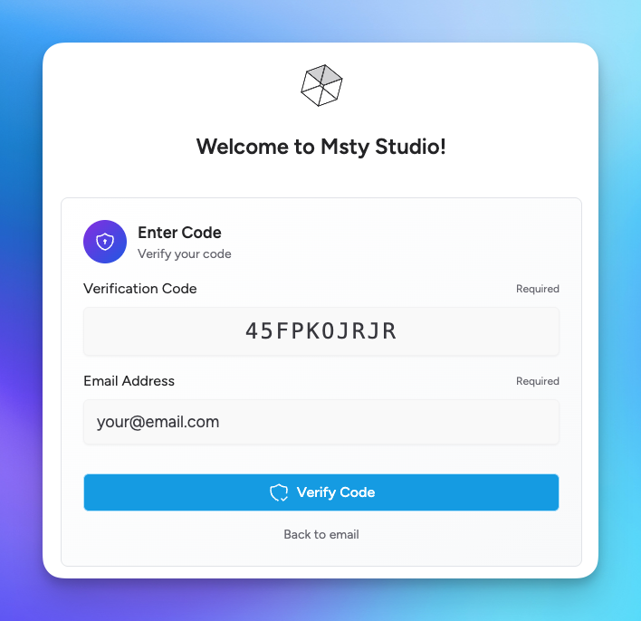 login code